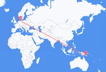 Flights from Port Moresby to Hamburg