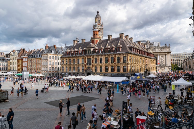 Great Lille Braderie it is a traditional annual event on the first weekend of September, flea market, street stalls, many people from france and the world.jpg