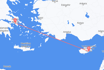 Flights from Athens to Larnaca