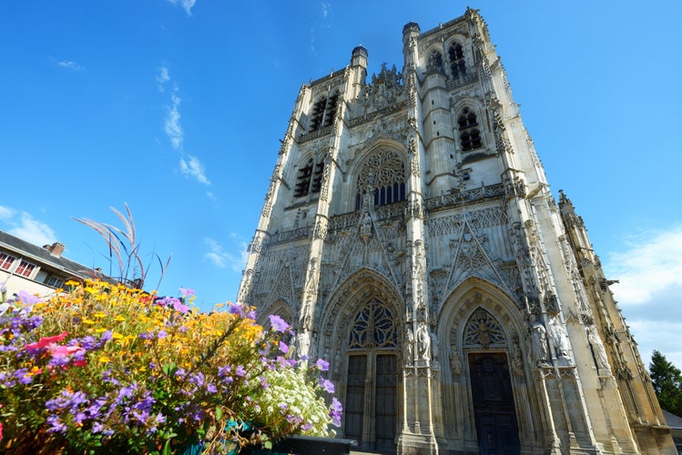 St Vulfran Collegiate Church, Abbeville, France.