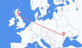 Flights from Scotland to Moldova