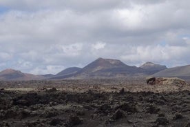 Trekking in vulkaanpark(Timanfaya uitbarstingen)