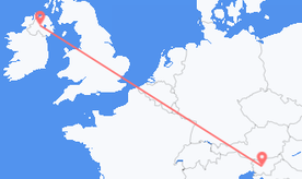 Flyreiser fra Nord-Irland til Slovenia