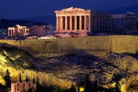 Athens at night