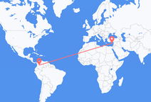 Flights from Bogotá to Larnaca