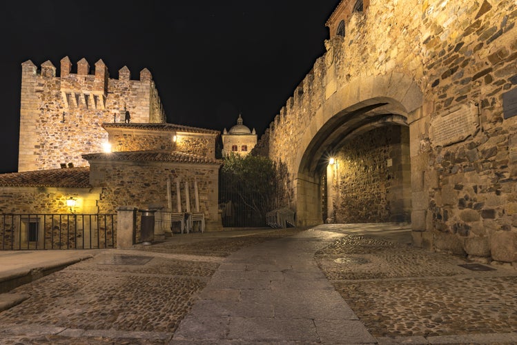 photo of view of Plazza De San Gorge, Cáceres, Spain.