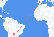 Asunción to Málaga