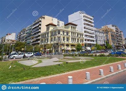 photo of view of Agia Sofia Square travel guide, Thessaloniki, Greece.