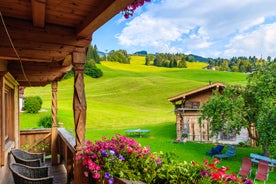 photo of an aerial view of Kitzbuehel in Austria.