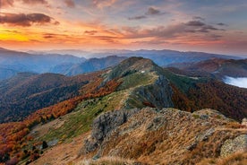 중앙 발칸 국립 공원에서 하이킹 모험