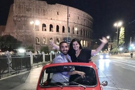 Tour notturno di Roma in Fiat 500