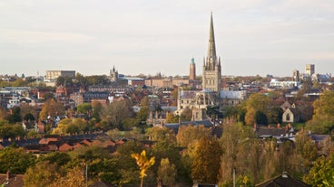 Photo of beautiful view of the city and university of Cambridge, United Kingdom.