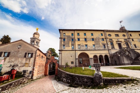 The beautiful city of Udine in a spring afternoon.
