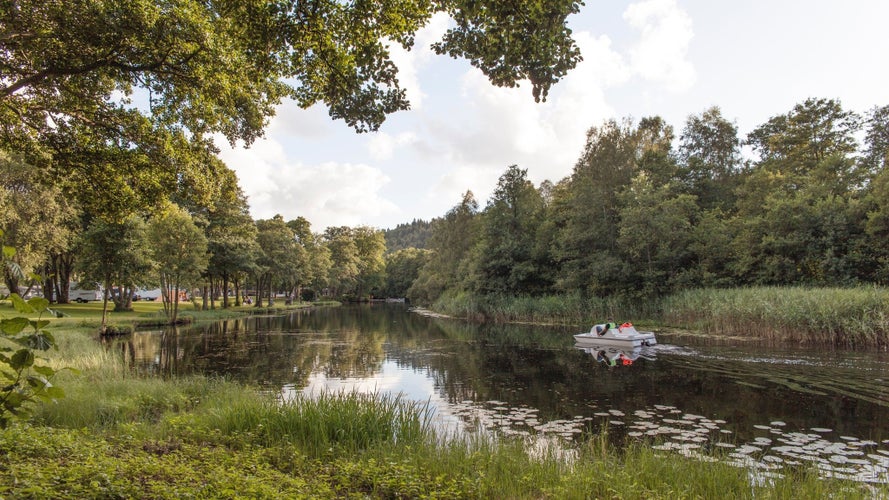 The lake Öresjö in Boras sweden