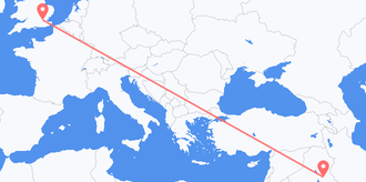 Flights from Iraq to the United Kingdom