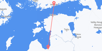 Finland to Latvia