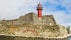 Photo of Saint Catherine's Fort and lighthouse in Figueira da Foz, Portugal.