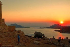 Sólsetursferð til Sounion í einkabíl