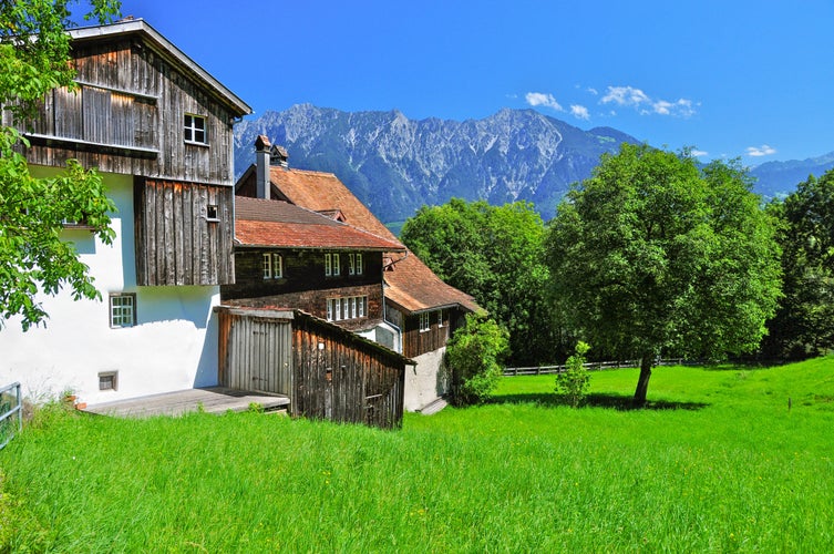 Photoof Switzerland countryside, Buchs, Sankt-Gallen, Switzerland.