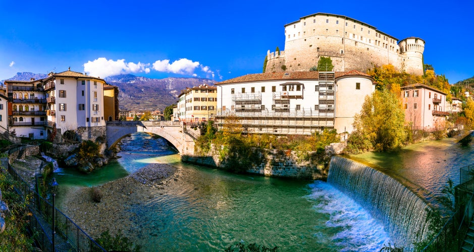 Photo of Rovereto beautiful historic town in Trentino-Alto Adige Region of Italy.