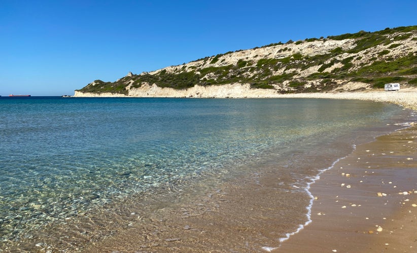 Photo of Bozcaada habbele beach, Canakkale, Turkey.