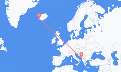 Flights from Reykjavík to Tivat