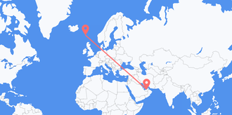United Arab Emirates to Faroe Islands