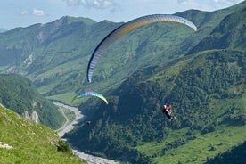 Private Paragliding Experience in Georgia with Transfer