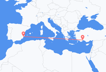 Vols d’Alicante à Antalya