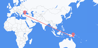 Voli dalla Papua Nuova Guinea in Turchia