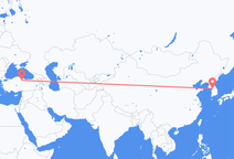 Flyreiser fra Seoul, Sør-Korea til Karamustafapasa, Tyrkia