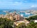 Photo of panoramic aerial view of Malaga on a beautiful summer day, Spain.