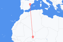 Flug frá Niamey til Valencia