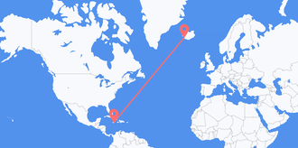Jamaica to Iceland