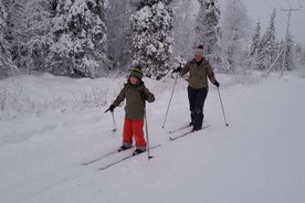 Maastohiihtoa Pyhä-Luostolla