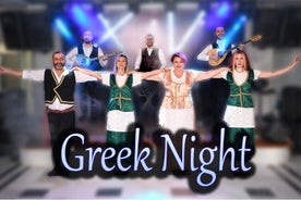 Traditionelle griechische Nacht Live-Musik- und Dinner-Show in Santorini