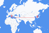 Flights from Hiroshima to Valletta