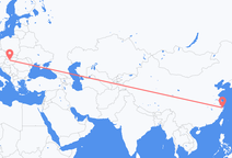 Loty z Ningbo do Budapesztu