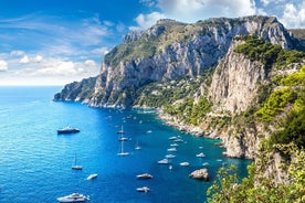 Excursão de barco particular Amalfi a Capri