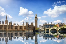 Photo of Westminster palace (Houses of Parliament) and Big Ben tower, London, UK.