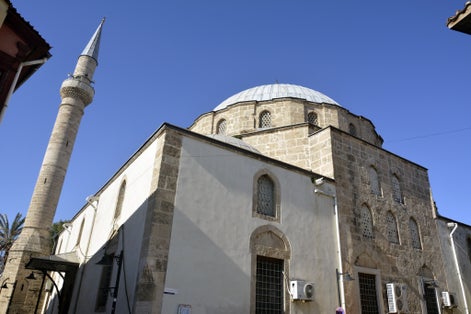 photo of close shot of Tekeli Mehmet Pasa mosque in Antalya, Turkey.