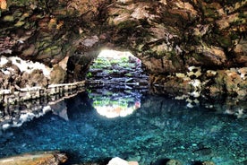 Ronde van Jameos del Agua, Cueva de los Verdes en uitkijkpunt vanaf de klif