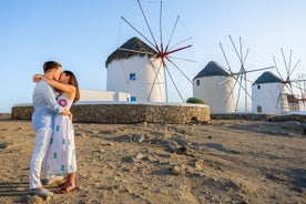 Séance photo à Mykonos avec un photographe personnel