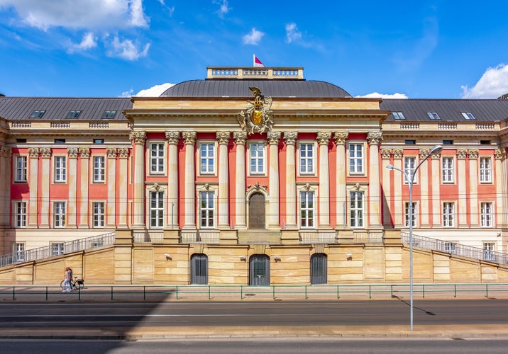 photo of view of  Brandenburg parliament (Landtag) building in Potsdam, Germany