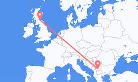 Flüge aus dem Kosovo nach Schottland