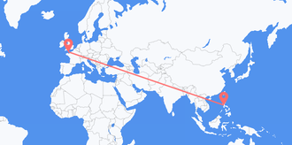 Flights from the Philippines to Guernsey