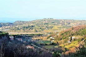 Sentier au-dessus de Lucija à Lucan