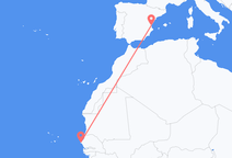Vols de Dakar à Valence