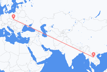 Flyrejser fra Vientiane til Katowice