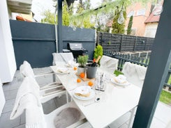 M-Style 01 Apartment mit Terrasse und Gasgrill, 24h Self-Check-In, Free Parking, Netflix